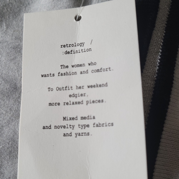 Retrology Striped Pencil  Skirt - Picture 6 of 6